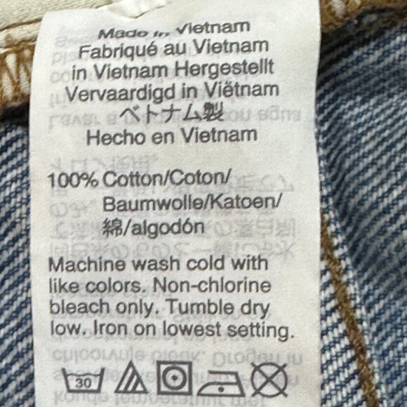 Madewell Relaxed Denim Shorts Foxglen Wash Cut Off Style AJ241 Size 25 - Picture 7 of 7